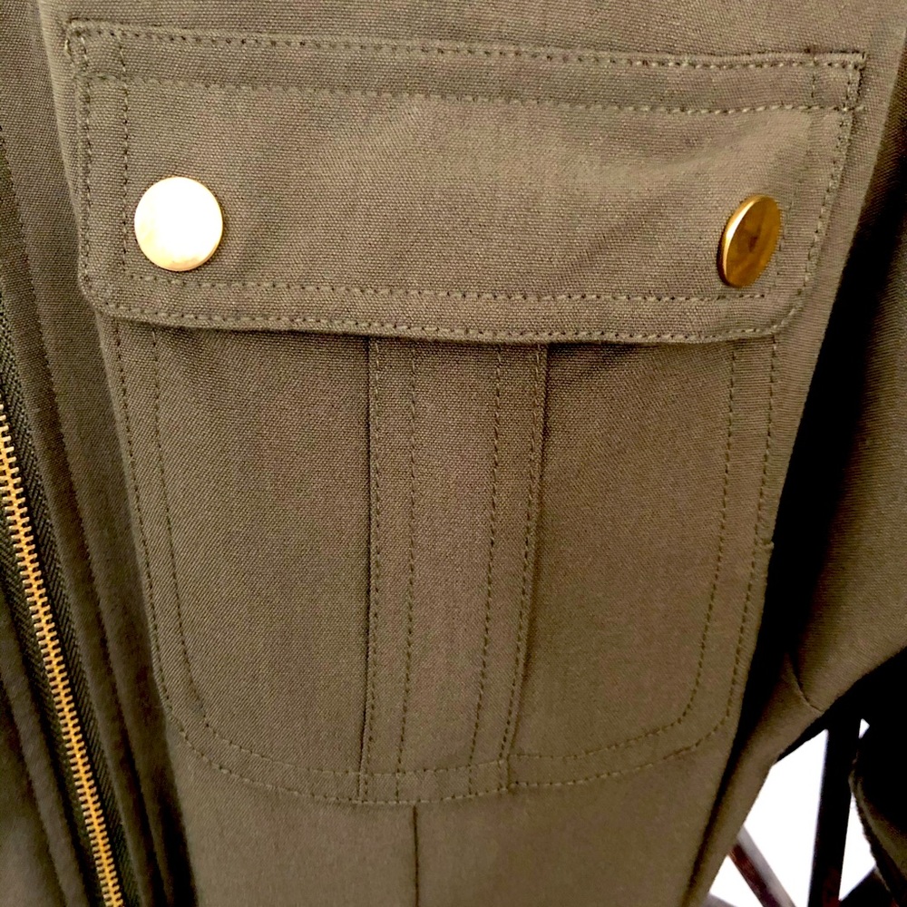 Army green business casual dress